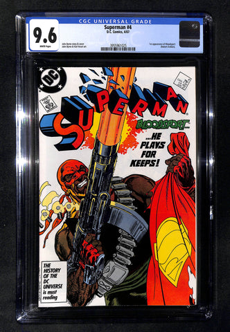 Superman #4 CGC 9.6 1st appearance of Bloodsport