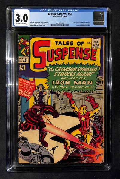 Tales of Suspense #52 CGC 3.0 1st appearance of the Black Widow