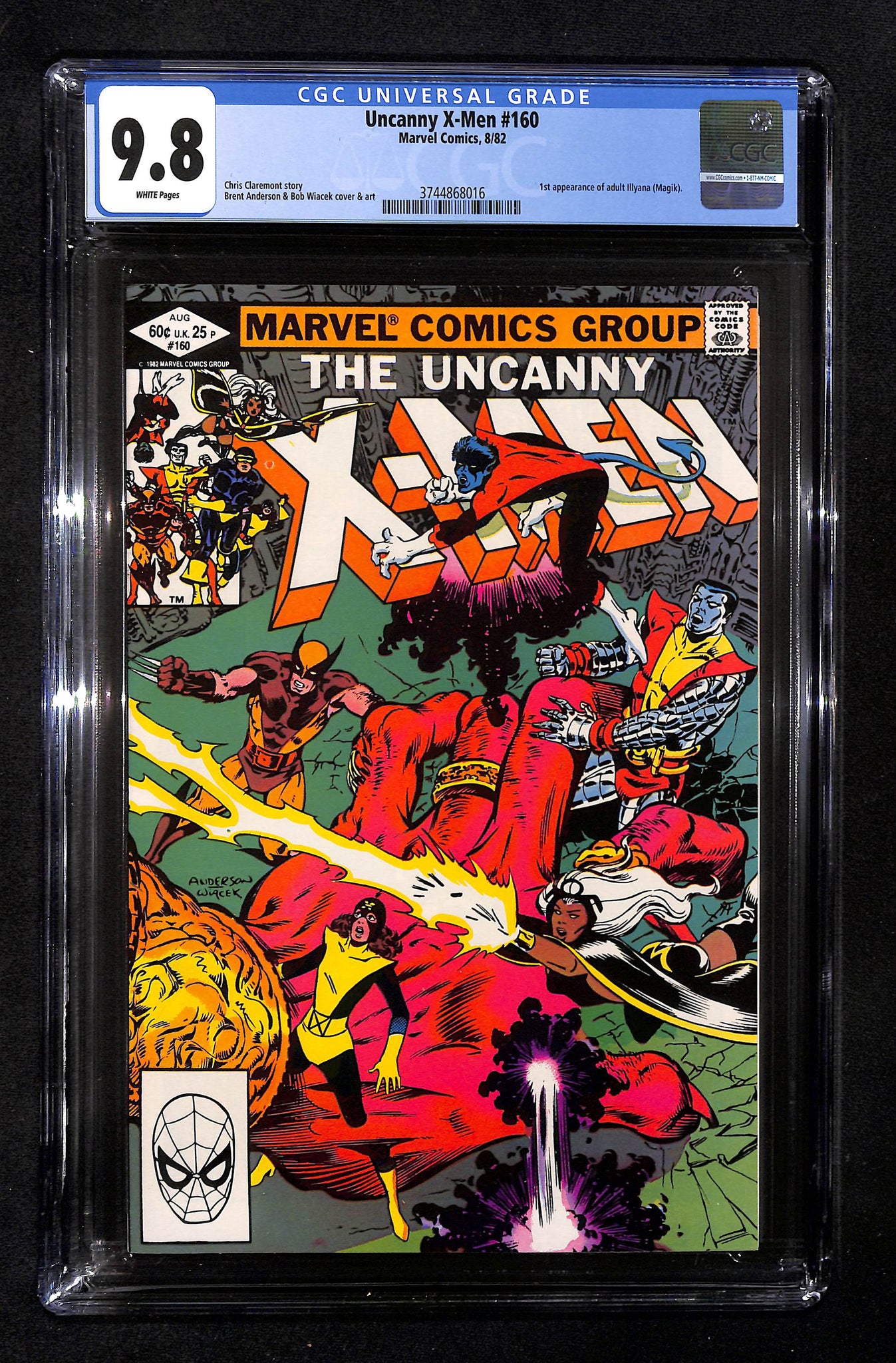 Uncanny X-Men #160 CGC 9.8 1st appearance of adult Magik