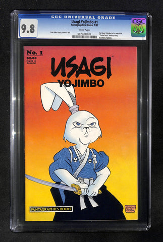Usagi Yojimbo #1 CGC 9.8 1st Usagi Yojimbo in his own title
