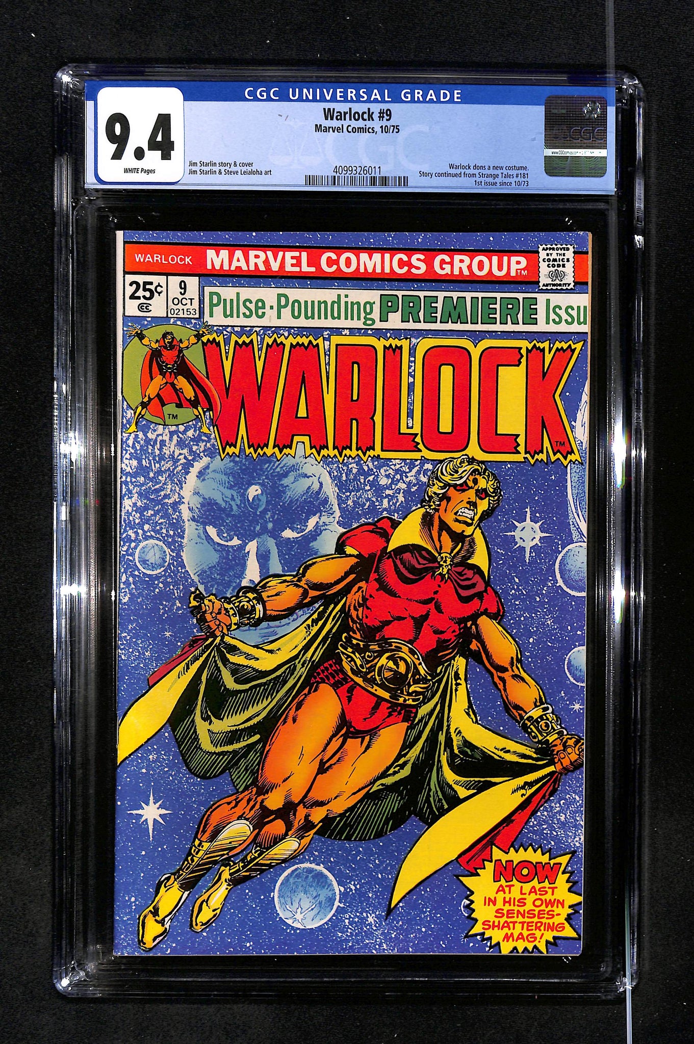 Warlock #9 CGC 9.4