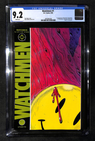 Watchmen #1 CGC 9.2 1st appearance of Rorschach & Dr. Manhattan