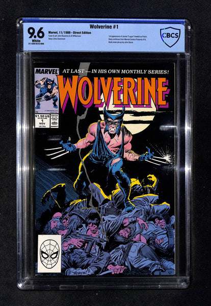 Wolverine #1 CBCS 9.6 1st App Patch