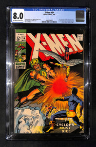 X-Men #54 CGC 8.0 1st appearance of Alex Summers & the Living Pharaoh