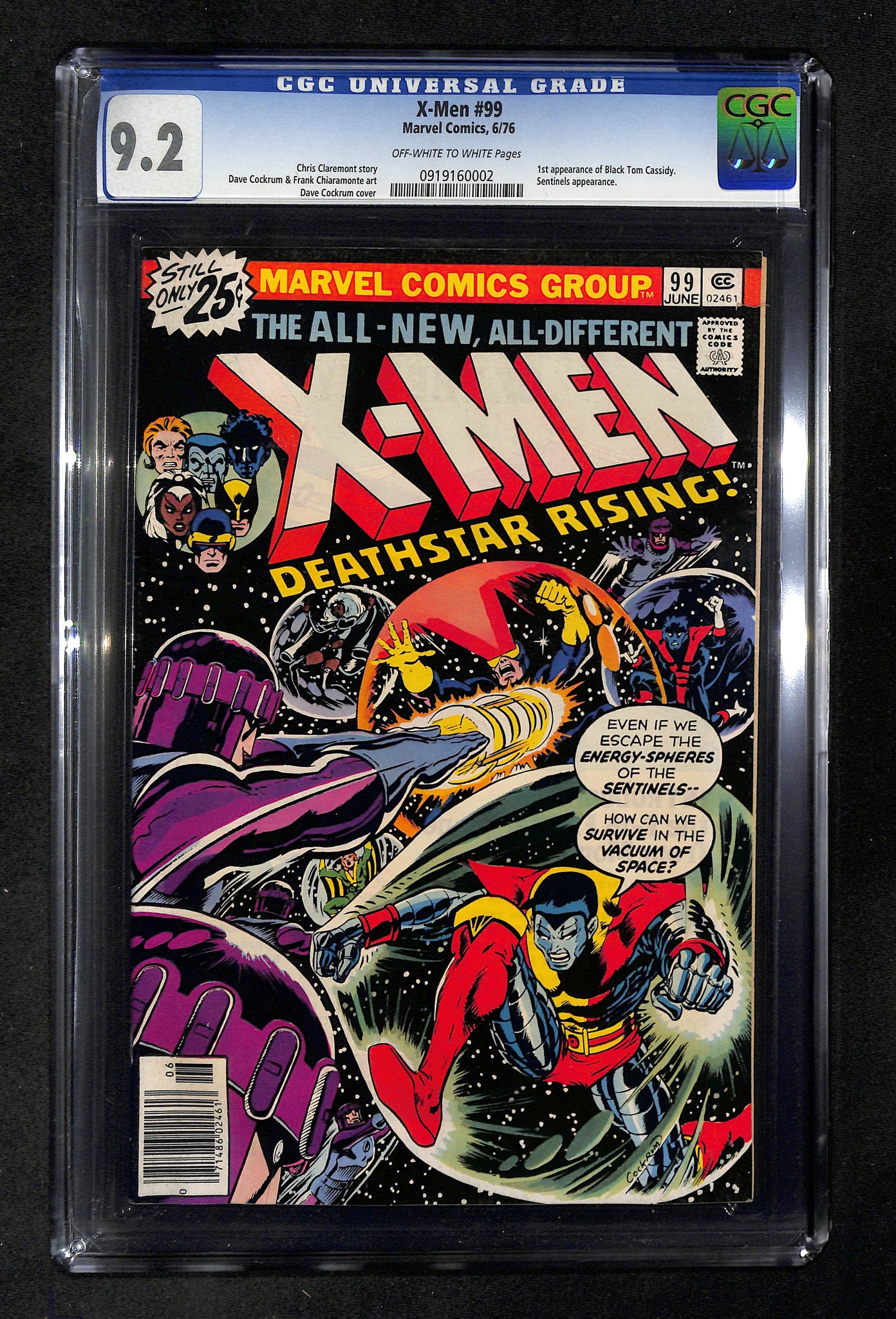 X-Men #99 CGC 9.2 1st appearance of Black Tom Cassidy