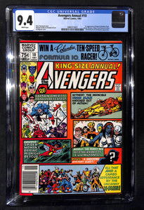 Avengers Annual #10 CGC 9.4 1st appearance of Rogue & Madelyn Pryor