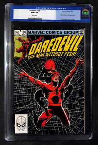 Daredevil #188 CGC 9.6 Black Widow & Stick appearance