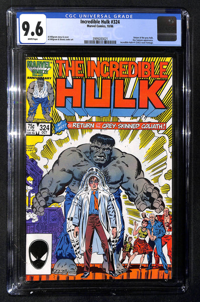 Incredible Hulk #324 CGC 9.6 Return of the grey Hulk