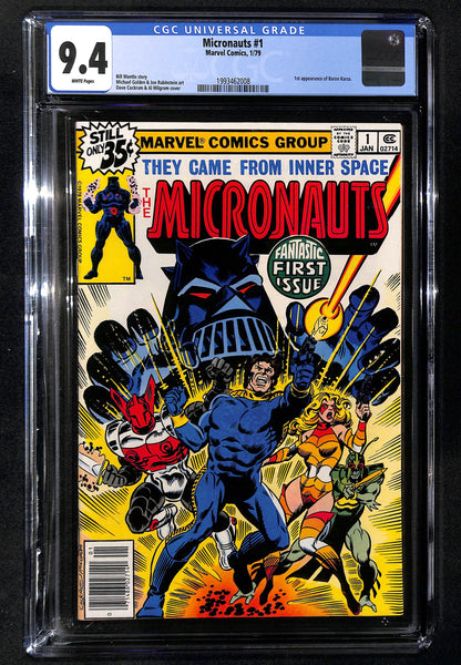 Micronauts #1 CGC 1st appearance of Baron Karza