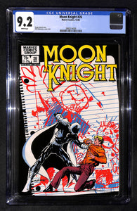 Moon Knight #26 CGC 9.2 White Pages