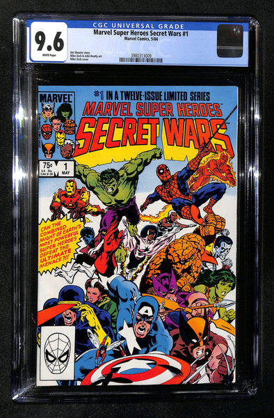 Marvel Super Heroes Secret Wars #1 CGC 9.6 White Pages