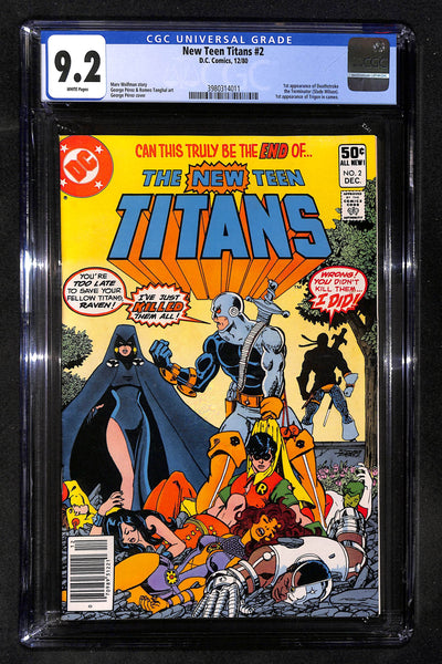 The New Teen Titans #2 CGC 9.2 1st appearance of Deathstroke the Terminator