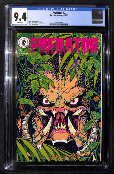 Predator #2 CGC 9.4 Dark Horse Comics
