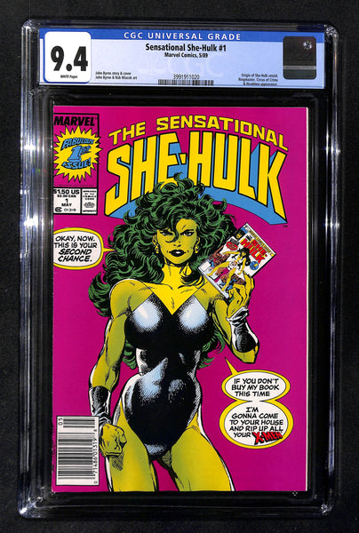 Sensational She-Hulk #1 CGC 9.4 Origin of She-Hulk retold