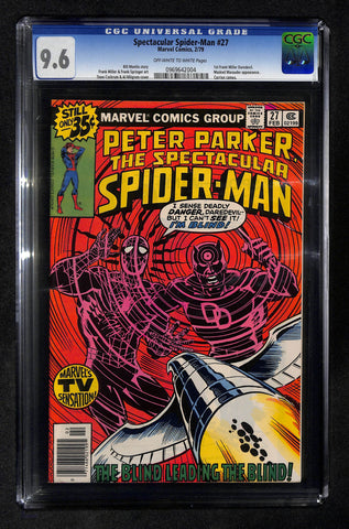 Spectacular Spider-Man #27 CGC 9.6 1st Frank Miller Daredevil