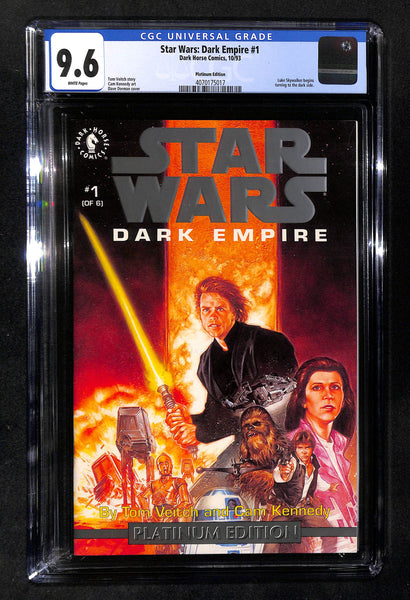 Star Wars: Dark Empire #1 CGC 9.6 Platinum Edition