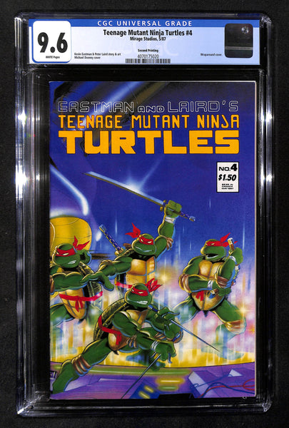 Teenage Mutant Ninja Turtles #4 CGC 9.6 Second Printing