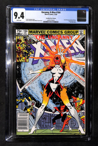Uncanny X-Men #164 CGC 9.4 Canadian Price Variant