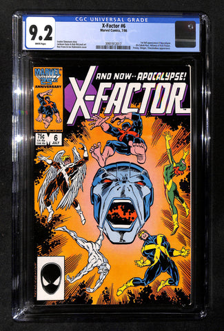 X-Factor #6 CGC 9.2 1st full appearance of Apocalypse