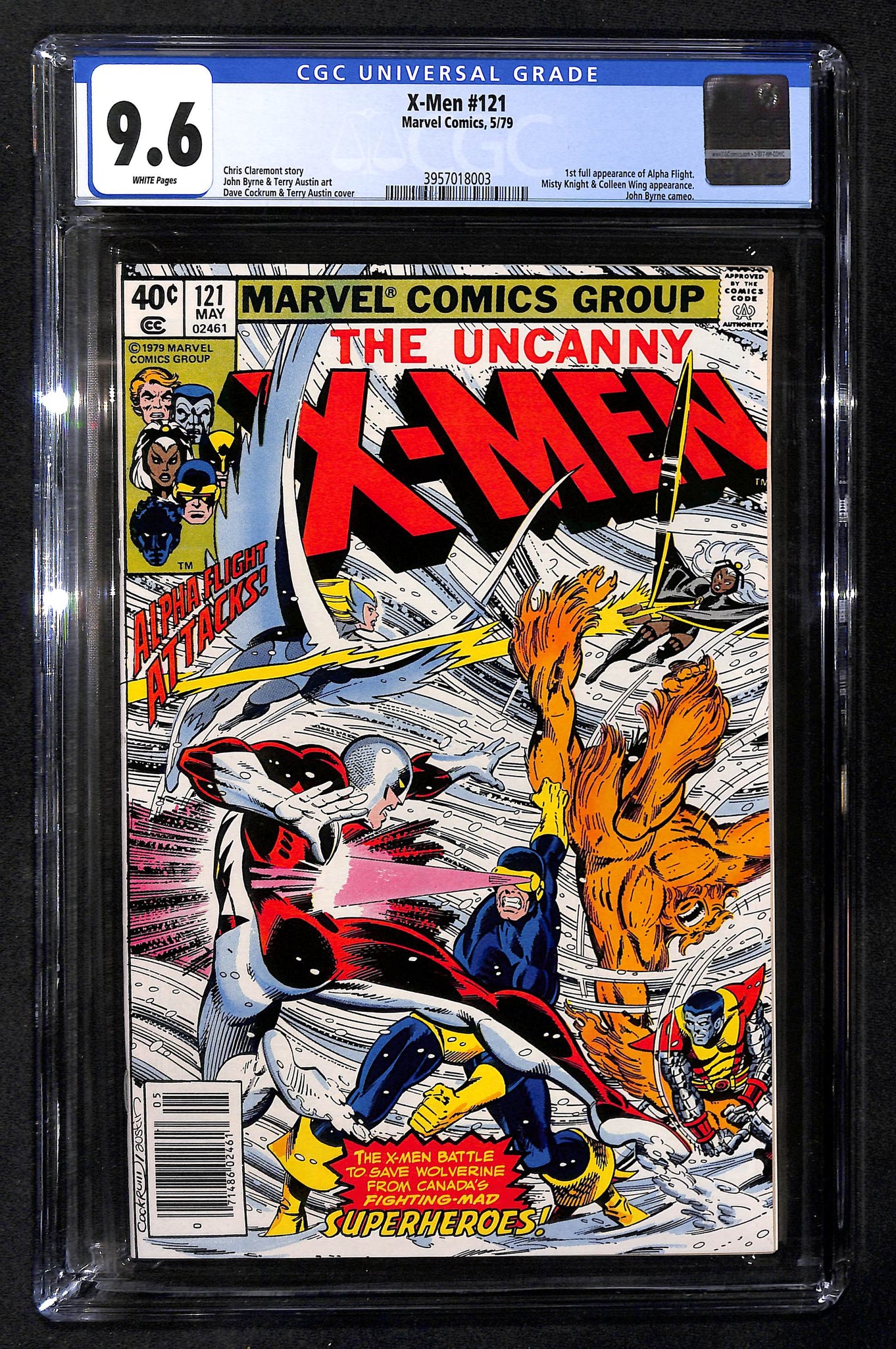 X-Men #121 CGC 9.6 1st full appearance of Alpha Flight
